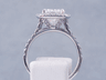 3.33 CTW CUSHION CUT DIAMOND ENGAGEMENT RING H SI1