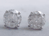 3.50 CTW ROUND BRILLIANT DIAMOND STUD EARRINGS G I2
