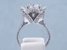 3.54 CTW ROUND CUT DIAMOND ENGAGEMENT RING