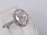 3.65 CTW OVAL CUT LAB GROWN DIAMOND ENGAGEMENT RING H SI2 LOW PRICE!