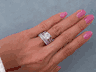 3.86 CTW ROUND BRILLIANT CUT DIAMOND WEDDING RING SET D SI2 (Includes a Matching Wedding Ring) 