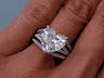 4.12 CTW HEART SHAPE DIAMOND ENGAGEMENT RING H SI1