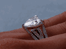 4.12 CTW HEART SHAPE DIAMOND ENGAGEMENT RING H SI1