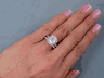 4.18 CTW RADIANT CUT DIAMOND WEDDING RING SET F SI2 (Includes a Matching Wedding Ring) 