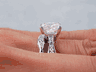 4.20 CTW PRINCESS CUT DIAMOND WEDDING RING SET F SI1 (Includes a Matching Wedding Ring) 