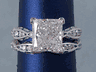 4.20 CTW PRINCESS CUT DIAMOND WEDDING RING SET F SI1 (Includes a Matching Wedding Ring) 