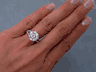 4.30 CTW ROUND BRILLIANT CUT DIAMOND ENGAGEMENT RING I SI2