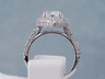 4.38 CTW PEAR SHAPE DIAMOND ENGAGEMENT RING G SI3-I1