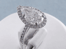 4.40 CTW PEAR SHAPE DIAMOND ENGAGEMENT RING F SI3