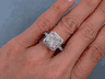 4.41 CTW RADIANT CUT DIAMOND ENGAGEMENT RING