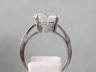 4.50 CTW ROUND CUT LAB GROWN DIAMOND ENGAGEMENT RING E I1