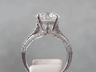 4.53 CTW ROUND CUT LAB GROWN DIAMOND ENGAGEMENT RING D SI2
