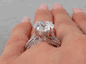 4.53 CTW ROUND CUT LAB GROWN DIAMOND ENGAGEMENT RING D SI2