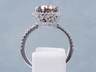 4.66 CTW PEAR SHAPE DIAMOND ENGAGEMENT RING NATURAL CHOCOLATE SI1