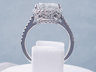 4.84 CTW PEAR SHAPE DIAMOND ENGAGEMENT RING F I1