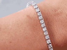4 CTW DIAMOND TENNIS BRACELET LAB GROWN DIAMONDS 
