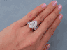 5.02 CTW PEAR SHAPE DIAMOND WEDDING RING SET G SI3-I1 (Includes a Matching Wedding Ring) 