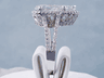 5.14 CTW PEAR SHAPE DIAMOND WEDDING RING SET F I1 (Includes a Matching Wedding Ring) 