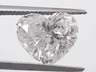 5.25 CT HEART SHAPE DIAMOND PENDANT AND WHITE GOLD CHAIN H SI2