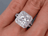 5.41 CTW RADIANT CUT DIAMOND ENGAGEMENT RING 