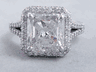 5.41 CTW RADIANT CUT DIAMOND ENGAGEMENT RING 