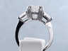 5.51 CTW CUSHION CUT DIAMOND ENGAGEMENT RING