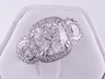 5.57 CTW CUSHION CUT DIAMOND ENGAGEMENT RING G SI3