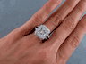 5.57 CTW RADIANT CUT DIAMOND ENGAGEMENT RING