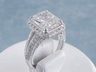 5.57 CTW RADIANT CUT DIAMOND ENGAGEMENT RING