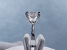 5.68 CTW PRINCESS CUT DIAMOND ENGAGEMENT RING H SI1