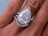 5.93 CTW PEAR SHAPE DIAMOND WEDDING RING SET (Includes a Matching Wedding Ring)