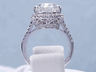 5.93 CTW PEAR SHAPE DIAMOND WEDDING RING SET (Includes a Matching Wedding Ring)