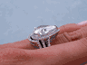 5.93 CTW PEAR SHAPE DIAMOND WEDDING RING SET (Includes a Matching Wedding Ring)