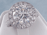 6.13 CTW ROUND CUT DIAMOND ENGAGEMENT RING