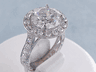 6.13 CTW ROUND CUT DIAMOND ENGAGEMENT RING