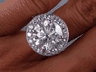 6.13 CTW ROUND CUT DIAMOND ENGAGEMENT RING