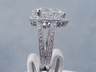 6.15 CTW PEAR SHAPE DIAMOND ENGAGEMENT RING H SI2
