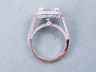 6.33 CTW RADIANT CUT DIAMOND ENGAGEMENT RING J SI2