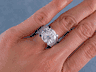 6.70 CTW ROUND CUT DIAMOND ENGAGEMENT RING