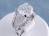 6.70 CTW ROUND CUT DIAMOND ENGAGEMENT RING