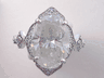 7.00CTW OVAL CUT DIAMOND ENGAGEMENT RING