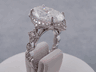 7.00CTW OVAL CUT DIAMOND ENGAGEMENT RING