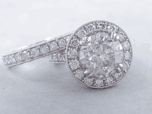 7.74 CTW ROUND CUT DIAMOND WEDDING RING SET H SI3 (Includes a Matching Wedding Ring) 