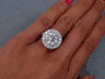 7.74 CTW ROUND CUT DIAMOND WEDDING RING SET H SI3 (Includes a Matching Wedding Ring) 