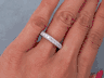 7.74 CTW ROUND CUT DIAMOND WEDDING RING SET H SI3 (Includes a Matching Wedding Ring) 