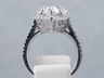 7.90 CTW PEAR SHAPE DIAMOND ENGAGEMENT RING H SI2