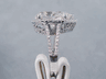 7.90 CTW PEAR SHAPE DIAMOND ENGAGEMENT RING H SI2