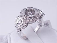 .78 CTW DIAMOND SEMI-SET ENGAGEMENT RING WHITE GOLD
