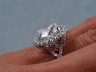 8.00 CTW ROUND CUT DIAMOND ENGAGEMENT RING