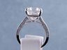 8.23 CTW EMERALD CUT DIAMOND ENGAGEMENT RING